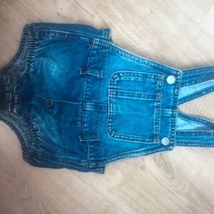 Old Navy Printed Overall Baby Romper